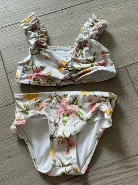 Janie and Jack bikini floral print 2T